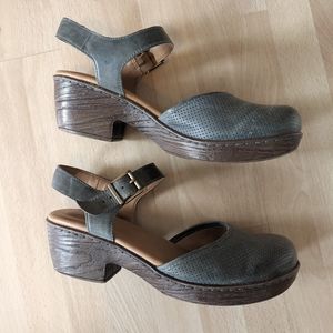 B.O.C. Stone Perforated Platform Clog